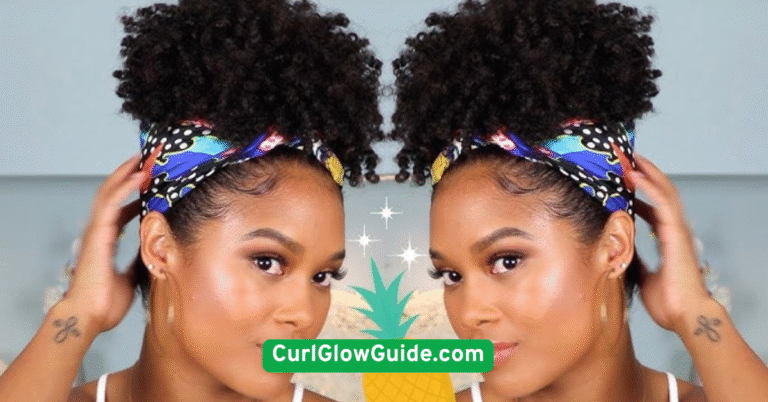 Pineapple Updo for Volume & Preservation