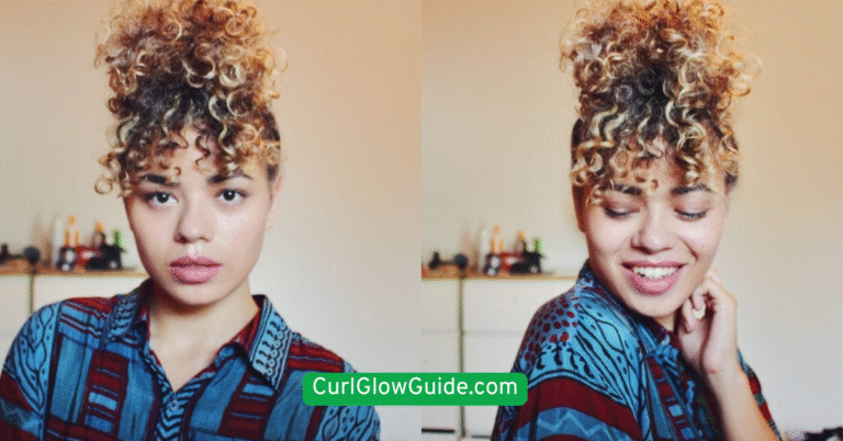 Pineapple Updo for Volume and Definition