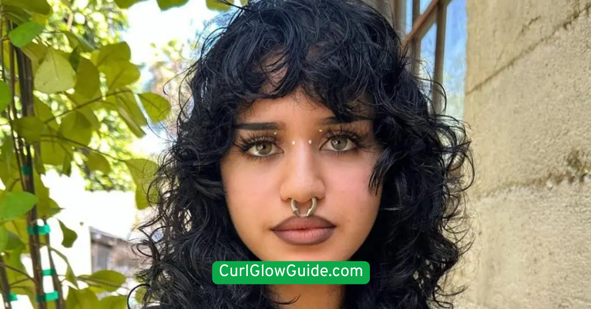 Curly Frohawk for an Edgy Flair