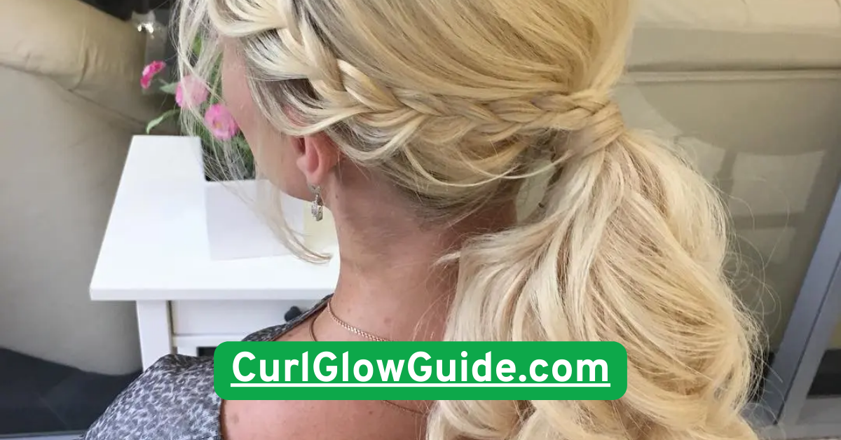  Loose Curly Low Ponytail