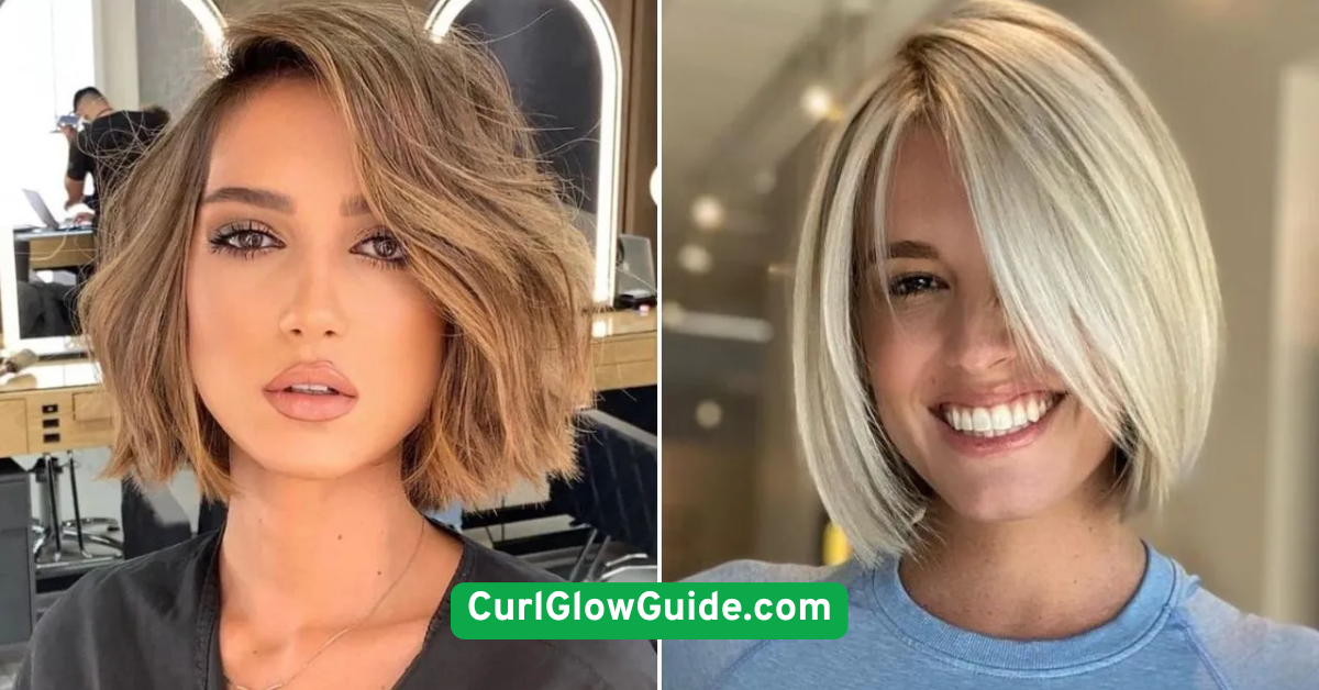  Shoulder-Length Bob with Side Part