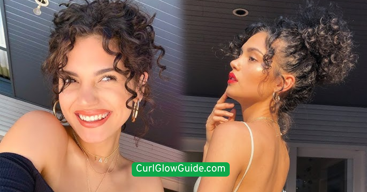 Clip-and-Go Curly Updo