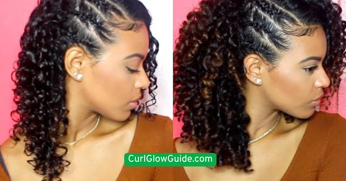 Braided Sides with Free Curls