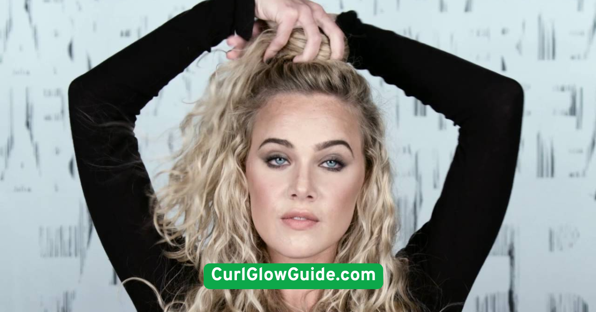 Messy Curly Top Knot