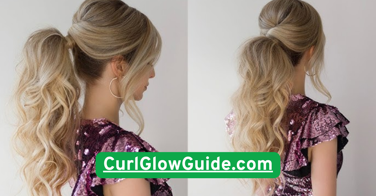 Curly Ponytail with Volume