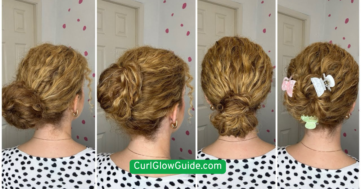 Mini Buns for Defined Curls