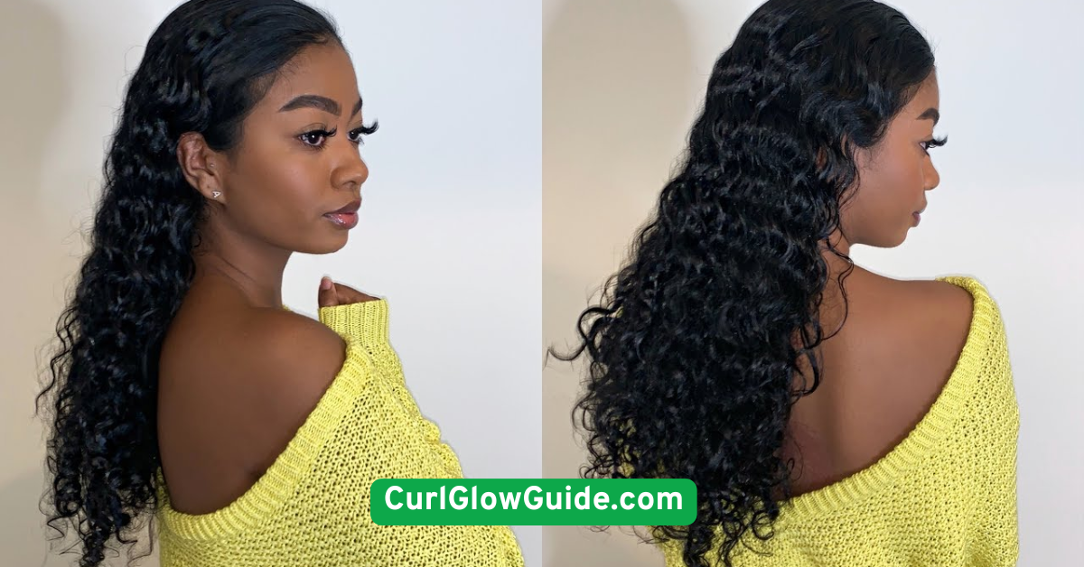 Slicked Back Curls with Volume