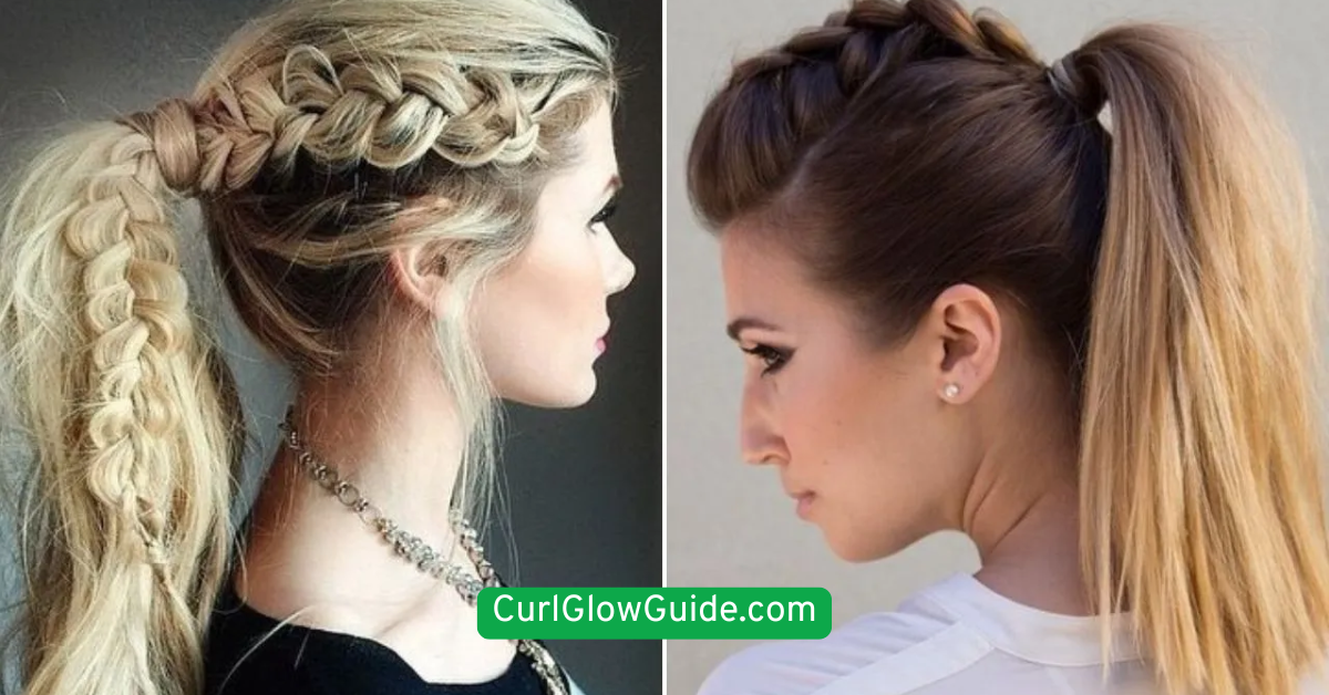 Loose Braided Ponytail