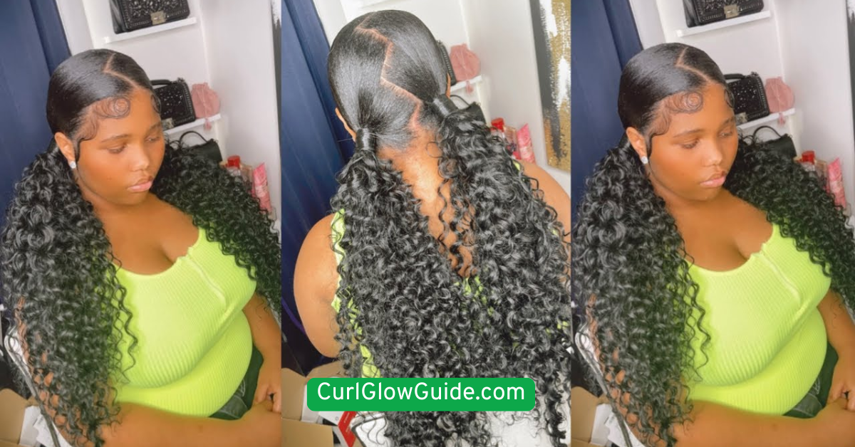  Curly Ponytail