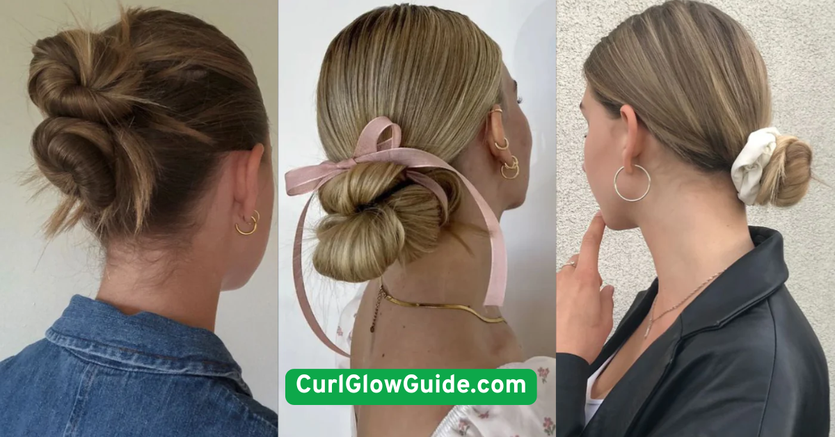  Loose Low Bun with Gel