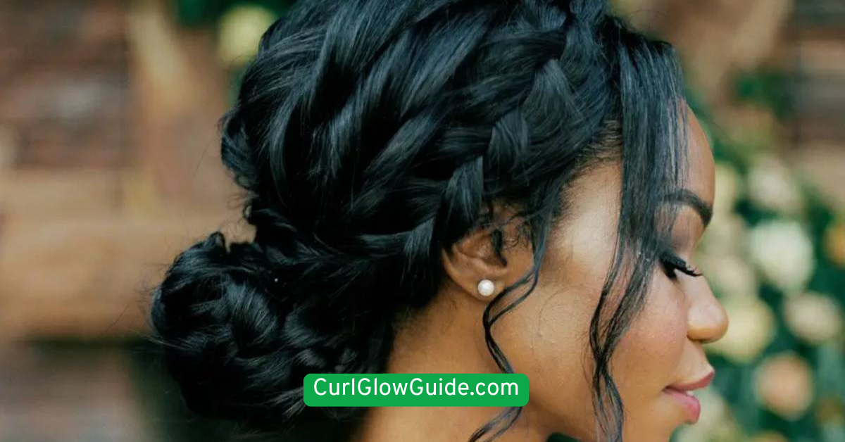 Side Part with Defined Ringlets