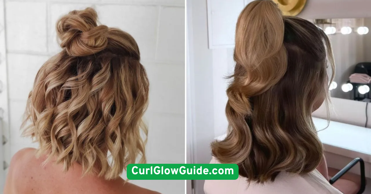  Sleek Crown with Volume Curls