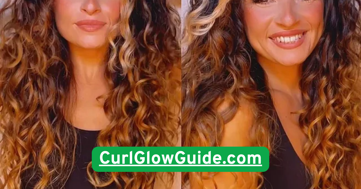 Side-Parted Defined Curls