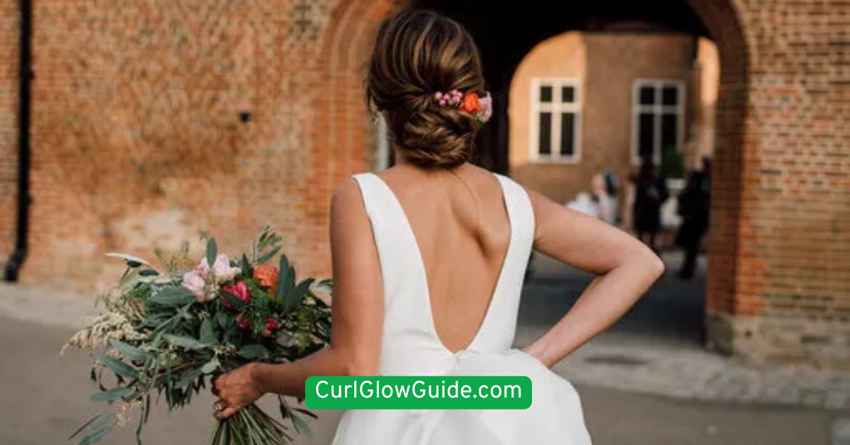 Curly Bun with Statement Clip