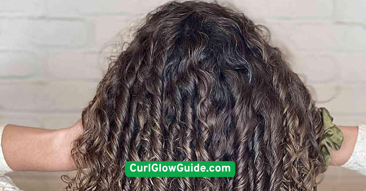 Air-Dried Defined Layers with Curl Cream