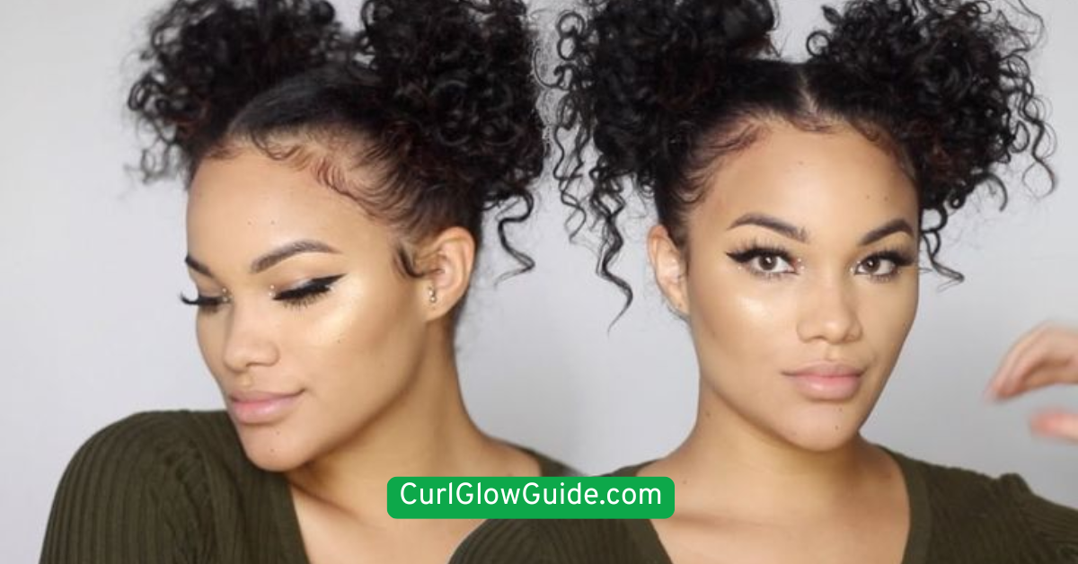 Curly Space Buns