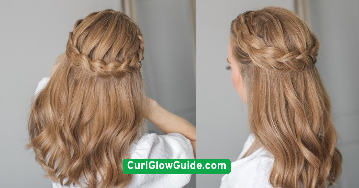  Half-Up Crown Braid for Frizz-Free Elegance