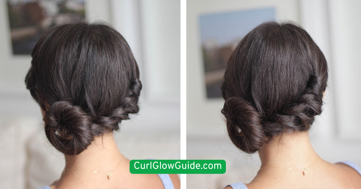 Low Bun with Twisted Sides