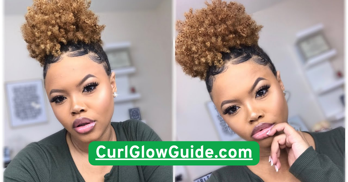  Curly Puff with Edge Control