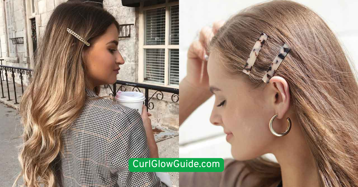  Clipped Back Ringlets with a Statement Barrette