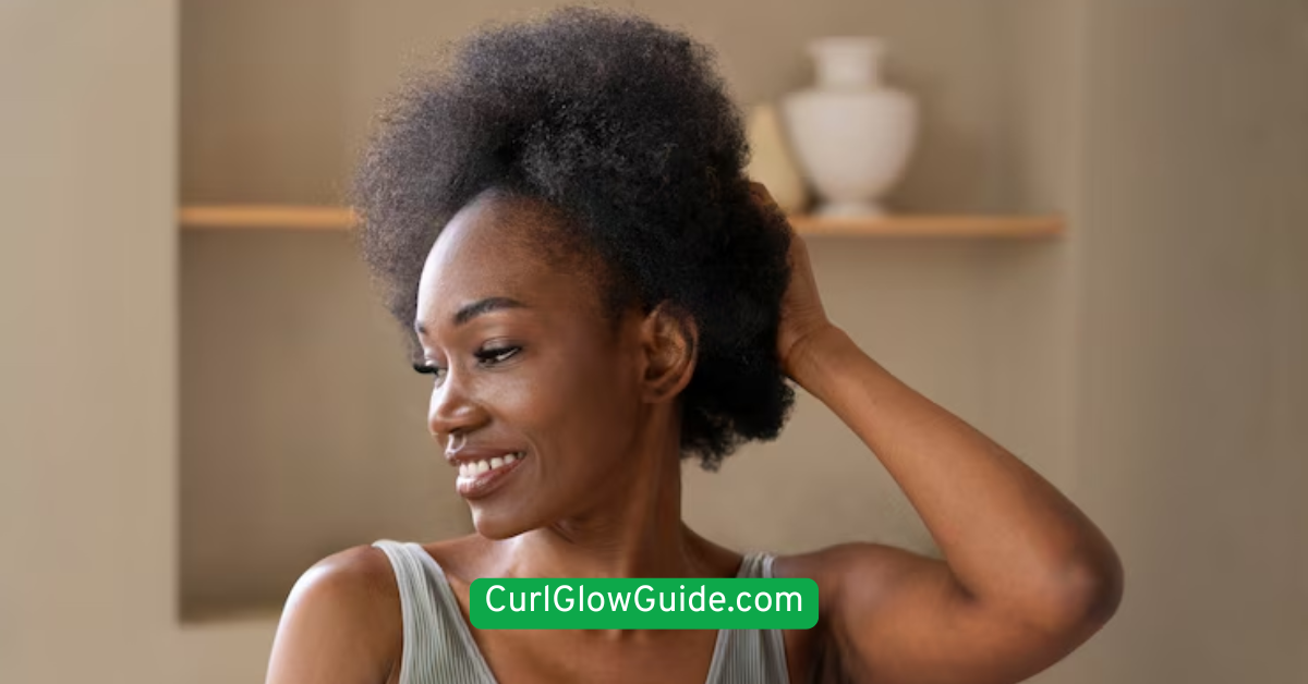  Side Part Afro
