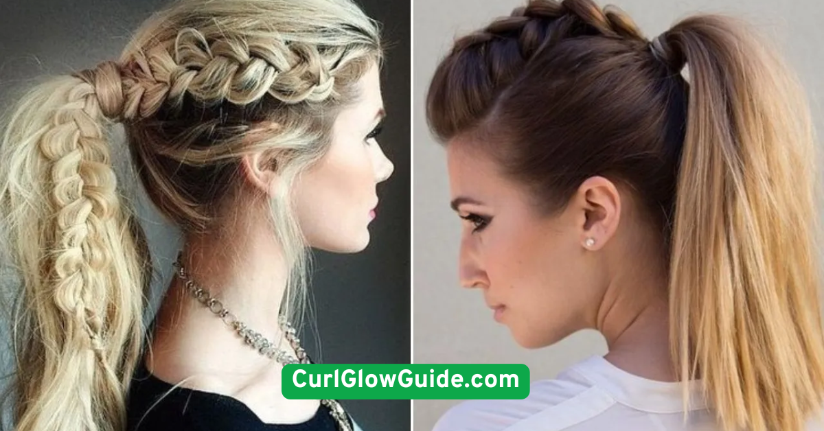 Low Braided Ponytail