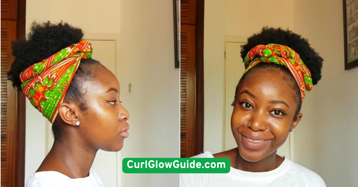  Scarf-Wrapped Puff for Quick Fixes