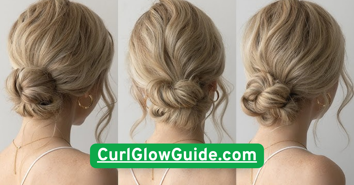 _Loose Curly Bun Elegant Yet Effortless