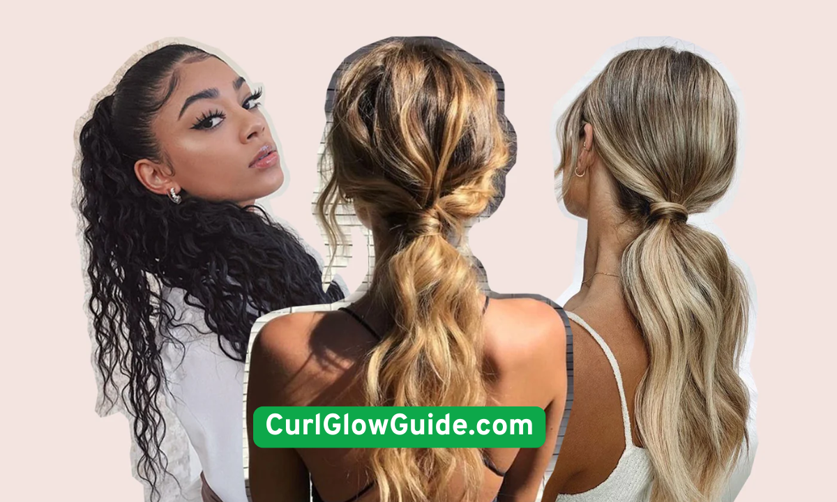 Low Curly Ponytail