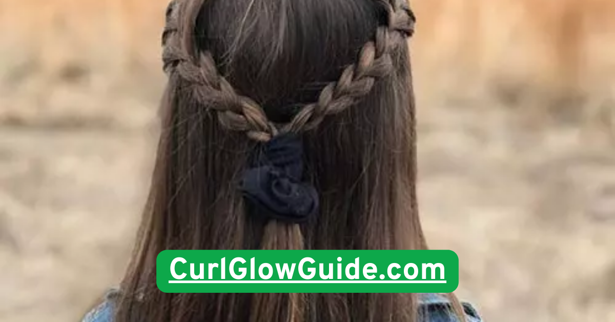 Quick Half-Up, Half-Down with Defined Curls