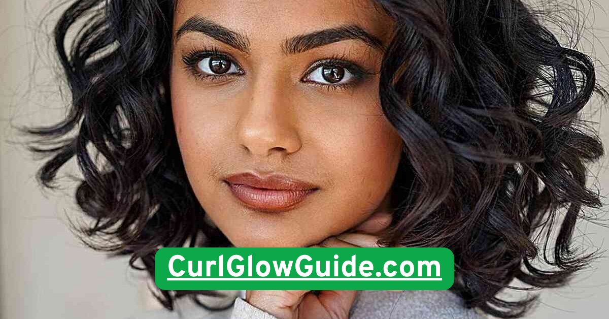 Shoulder-Length Curly Bob