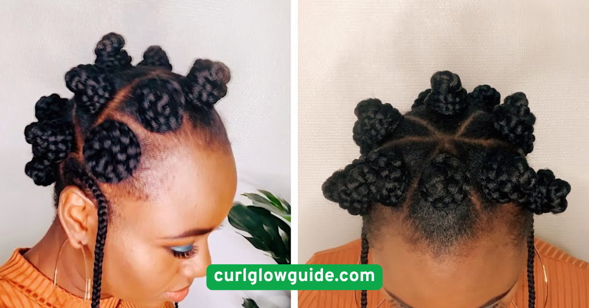 Mini Buns (Bantu Knots)