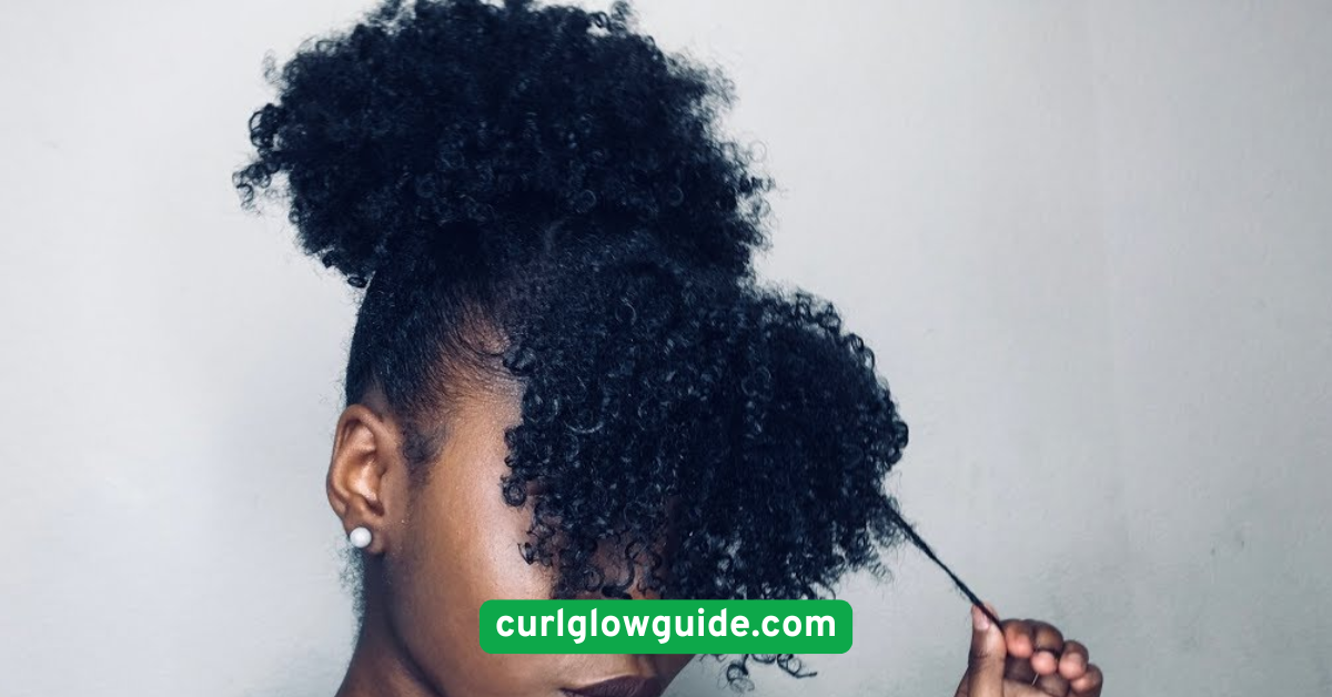 Curly Bangs with High Puff